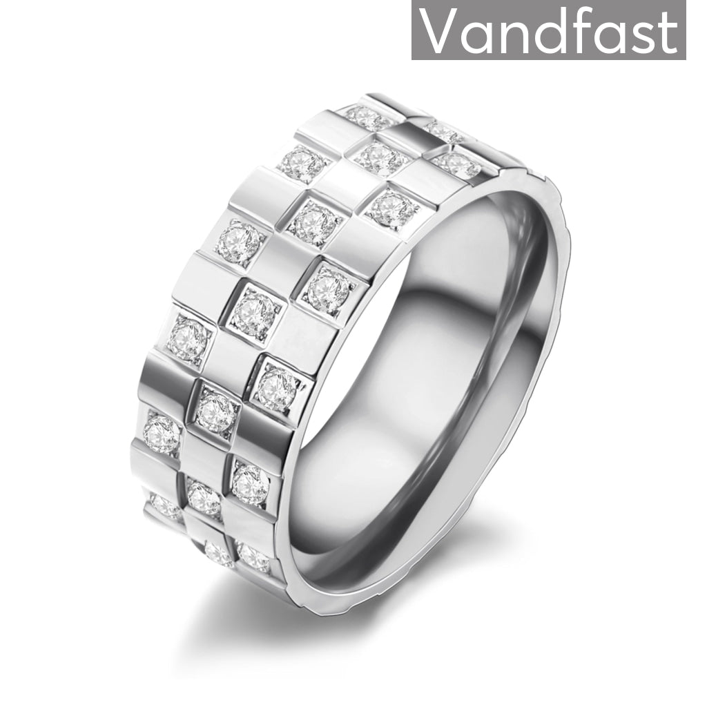 Annebrauner Chess White Ring 50