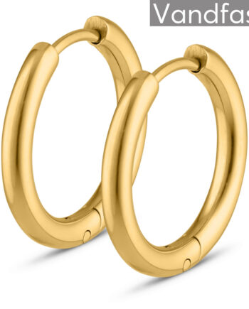 Annebrauner Creole Every Day 14mm øreringe 18k Guldbelagt