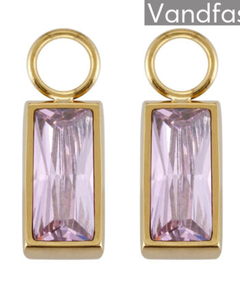 Annebrauner Empress Drops Pink 18k Guldbelagt