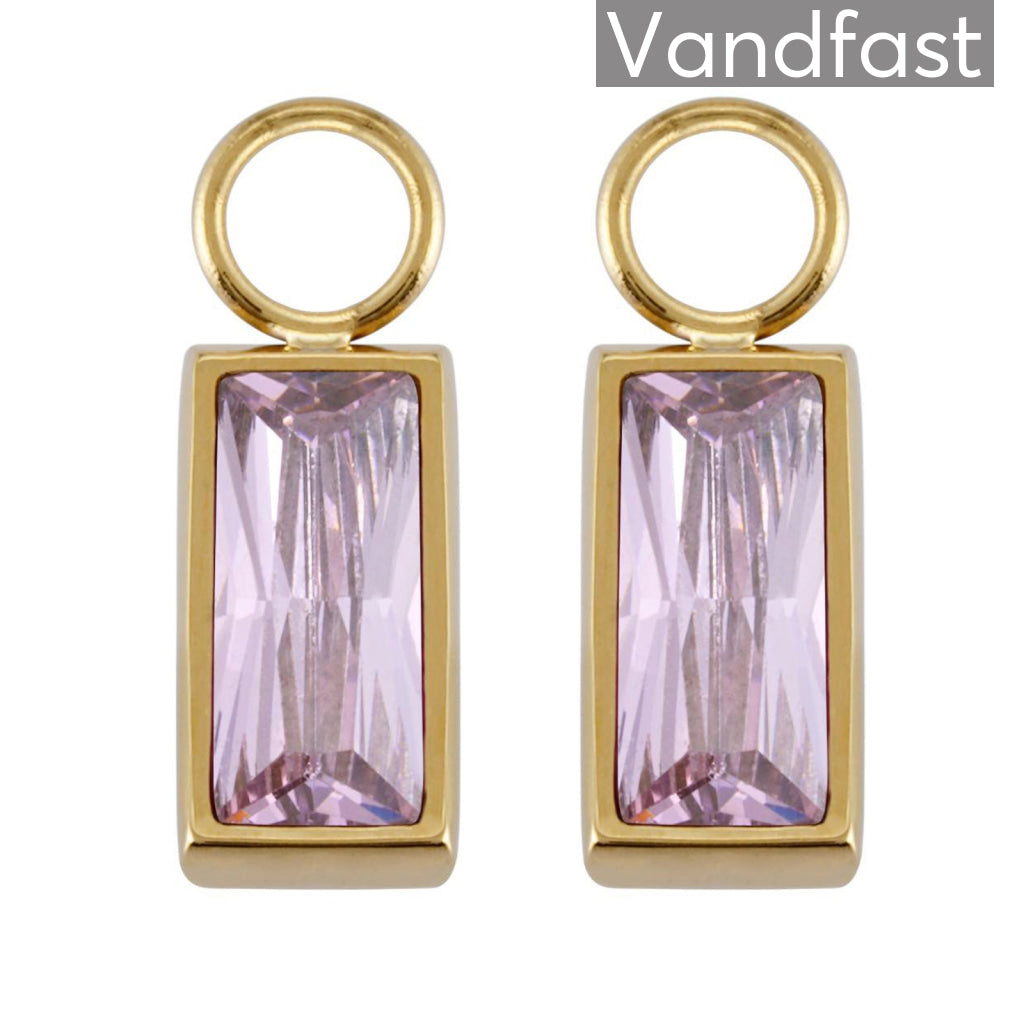 Annebrauner Empress Drops Pink 18k Guldbelagt