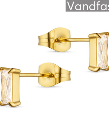 Annebrauner Empress 3x6mm øreringe 18k Guldbelagt