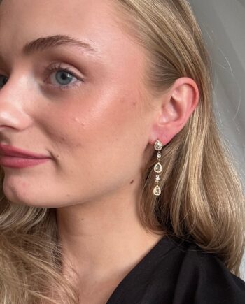 Annebrauner Galla øreringe 18k Guldbelagt