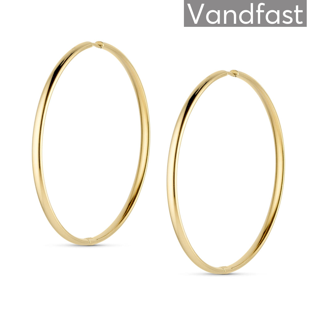 Annebrauner Hoops 60 Mm 18k Guldbelagt