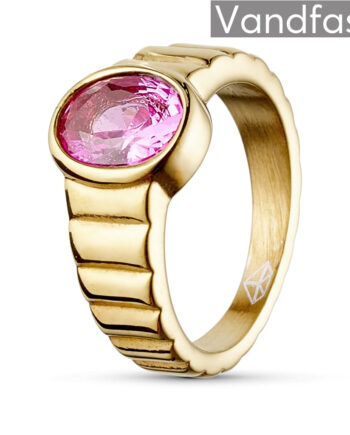 Annebrauner Imperial Rose Ring 18k Guldbelagt 48