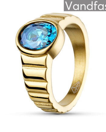 Annebrauner Imperial Sapphire Ring 18k Guldbelagt 48