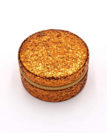Annebrauner Jewellery Travel Box Round Orange