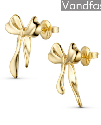 Annebrauner Lovely Bow øreringe 18k Guldbelagt