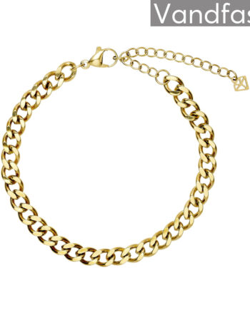 Annebrauner Panzer Armbånd 18k Guldbelagt   Mm