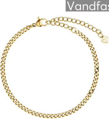 Annebrauner Panzer Armbånd 18k Guldbelagt   Mm