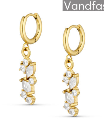 Annebrauner Party Princess øreringe 18k Guldbelagt