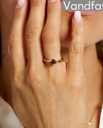Annebrauner Princess Coffee Ring 18k Guldbelagt 46
