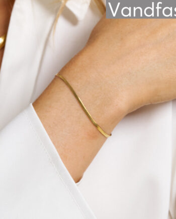 Annebrauner Snake Armbånd 18k Guldbelagt   Mm