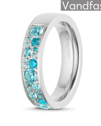 Annebrauner Sparkling Multicolor Blue Mix Ring 48