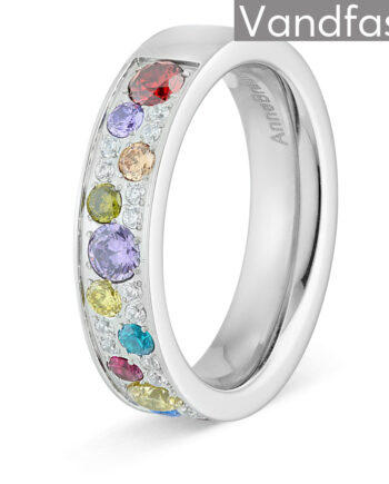 Annebrauner Sparkling Multicolor Ring 48