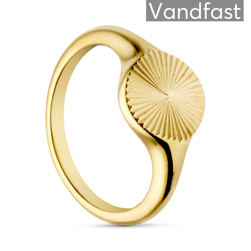Annebrauner Sun Ring 18k Guldbelagt 50