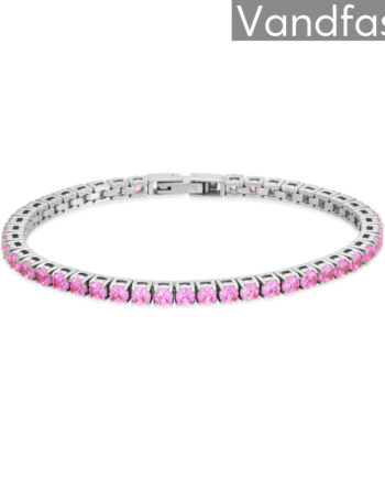 Annebrauner Tennis Petite Rose Armbånd 16 Cm