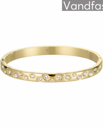 Annebrauner Zirconia Bangle Armbånd 18k Guldbelagt