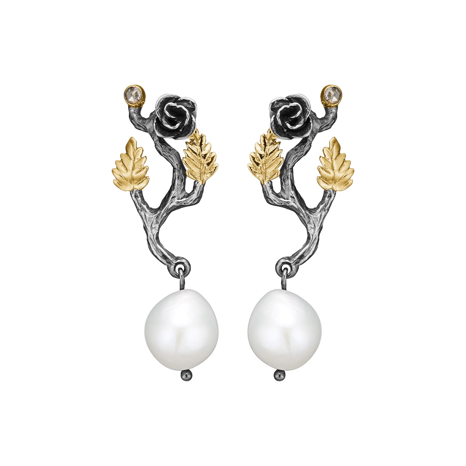 Aphrodite Rose Pearl     ørestikkere