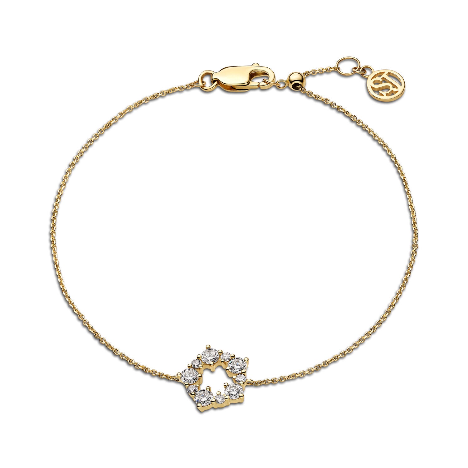 Armbånd Brina 14 Kt  Guld El  Hvidguld   52 Ct Tw  -  Vs Lab-grown Diamanter