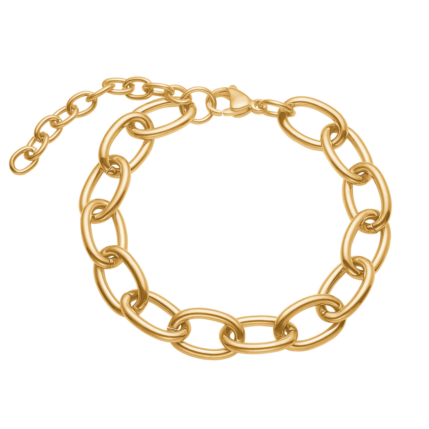 Armbånd   Forgyldt Stål Chunky
