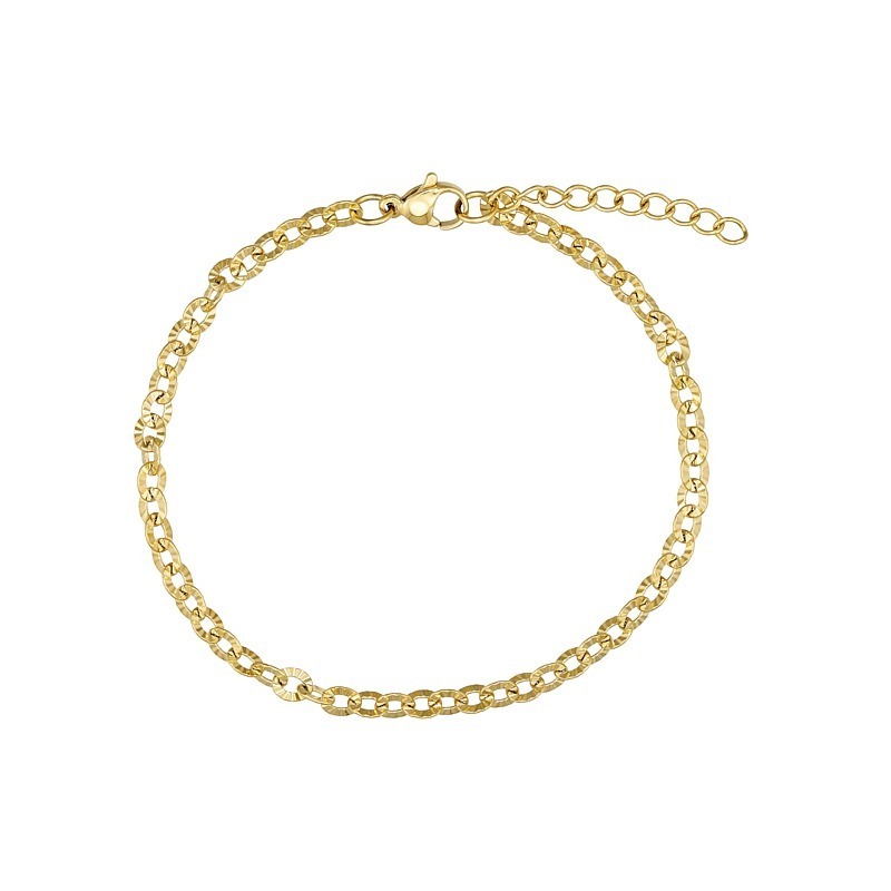 Armbånd   Forgyldt Stål