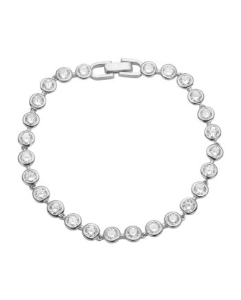 Armbånd   Sølv Med Zirkonia 17 Cm