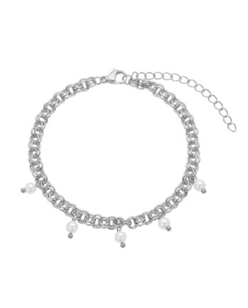 Armbånd   Stål Med Shell Pearls