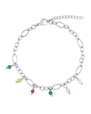 Armbånd   Stål Med ædelsten