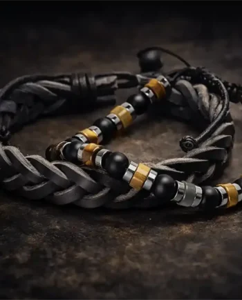 Armbåndsæt   Læderarmbånd   Perlearmbånd   Maskulint Design