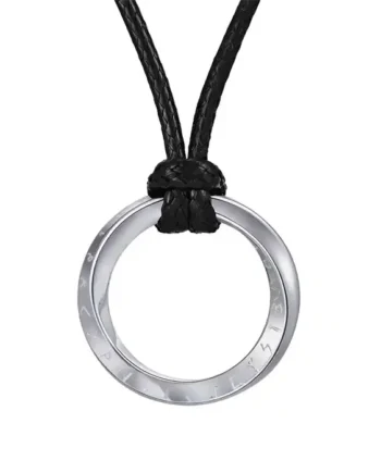 Aurum Circle Steel Halssmykke Til Mænd