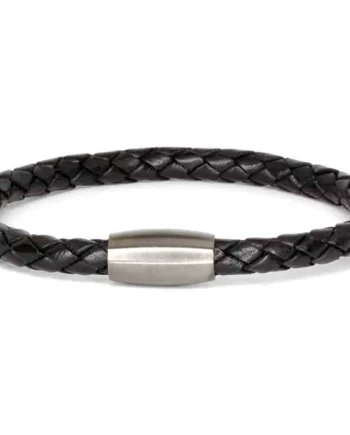 Basic Armbånd   Bololæder Sort