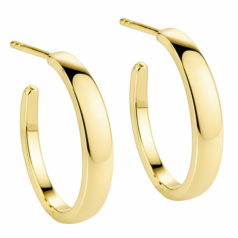Bb Hoop Shiny Big 30 Mm   Golden