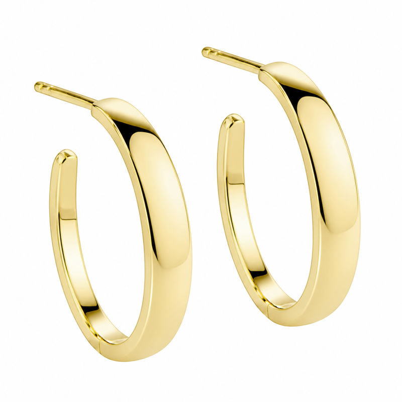 Bb Hoop Shiny Small 20 Mm   Golden
