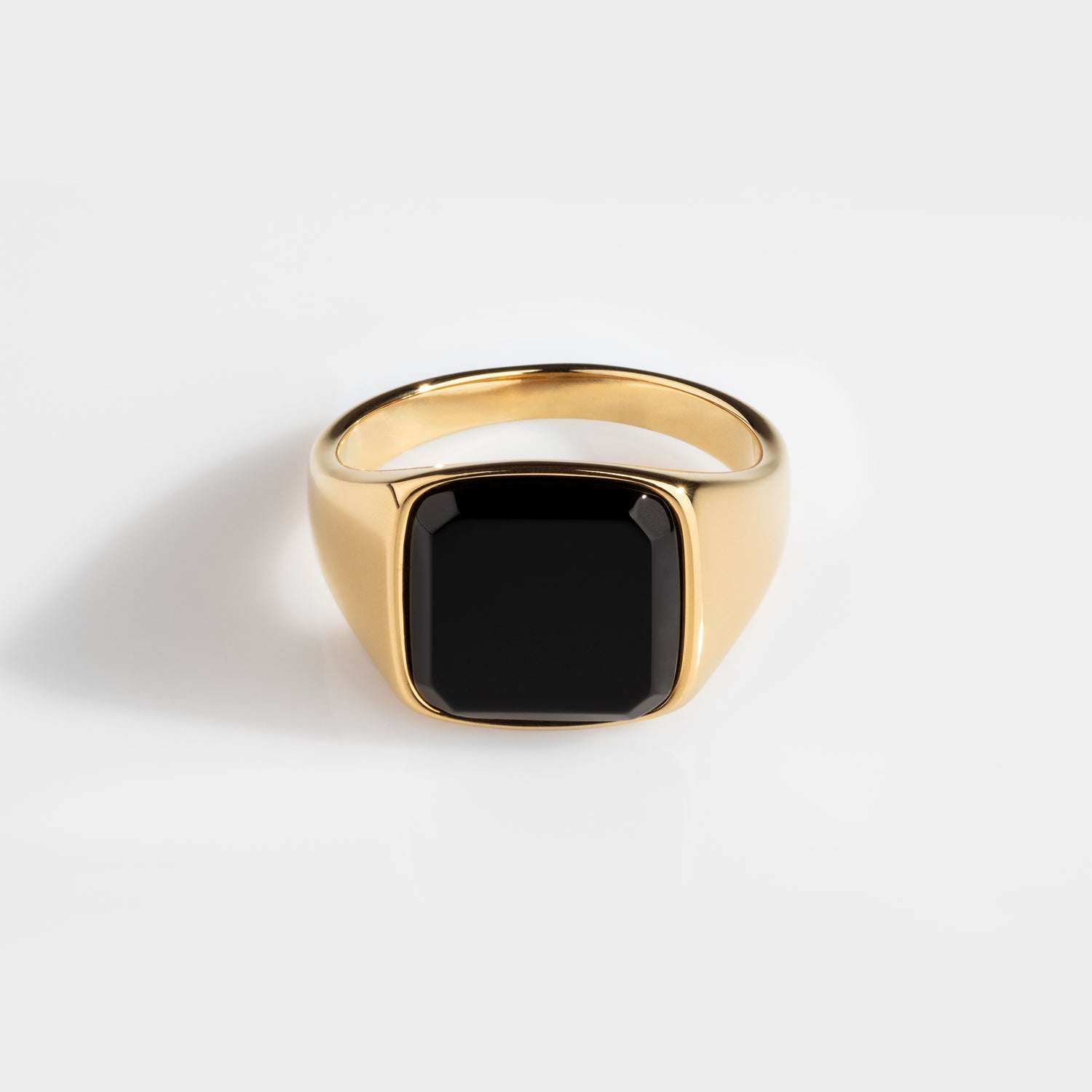 Black Onyx Signature Guldbelagt Ring Str    Herre Northern Legacy