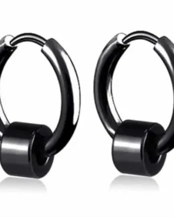 Black Padl ørering   Titanium