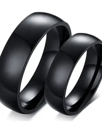 Blackcoat Forlovelsesring Glossy   Rustfri Stål