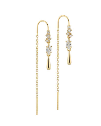 Blush Drop Clear Thread   Golden