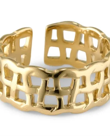 Blyin Fingerring   Guldbelagt 14k
