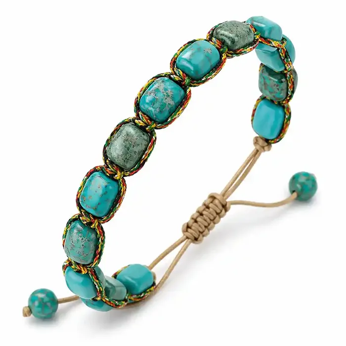 Boheme Turquoise Spirit   Herrearmbånd Perler