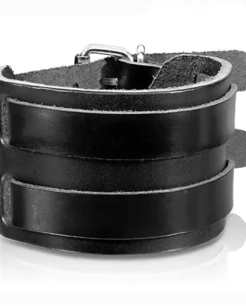 Brekk Armbånd   Imt  Læder Sort