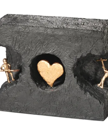 Bronzefigur  Quot At Finde Ind Til Kærligheden Quot  15 Cm  Smuk Gave Til Bryllup  Livsledsager Eller Sin Udkårne