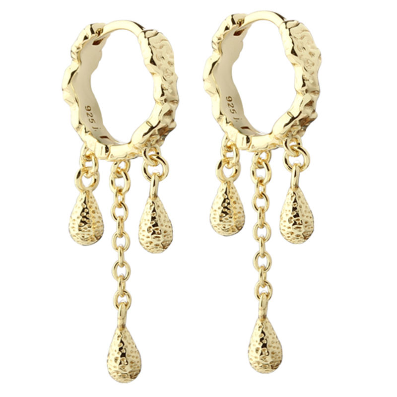 Cappa Drop Hoop   Golden