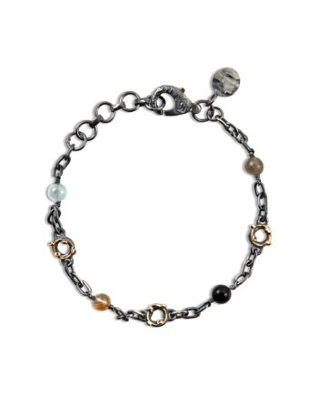 Chain Zeus Stones Mix Armbånd