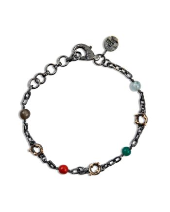 Chain Zeus Stones Multi Armbånd