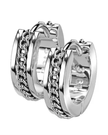 Chain ørering   ædelstål Pvd