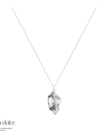 Cherry Leaf Chain   Silver