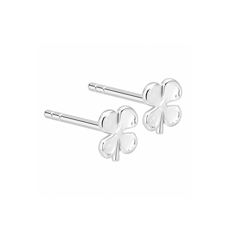Clover Earstud   Silver