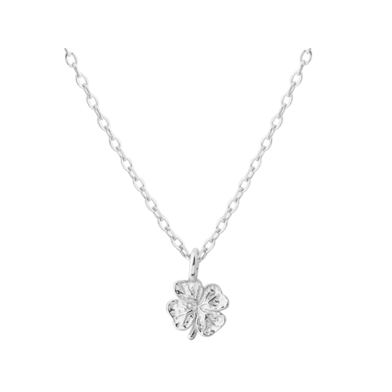 Clover Necklace   Silver