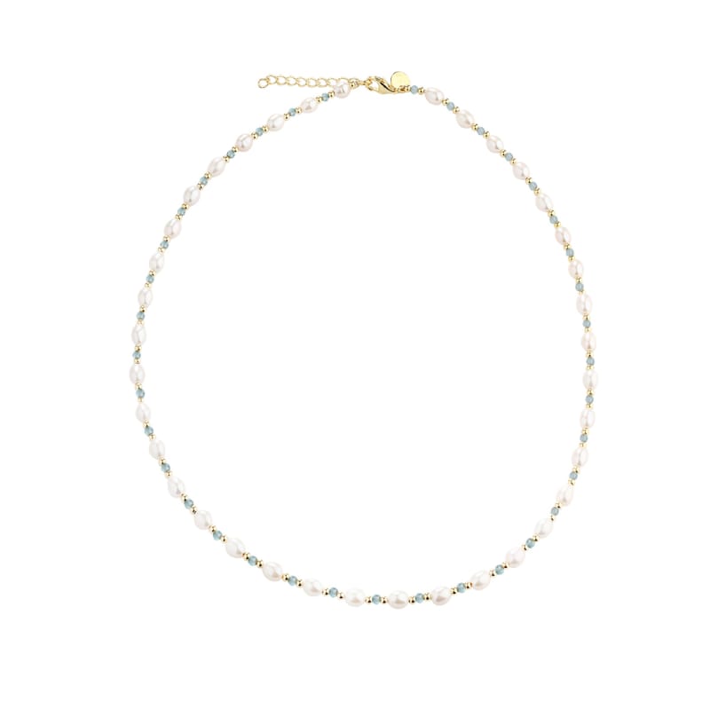 Coast Blue Necklace   Golden