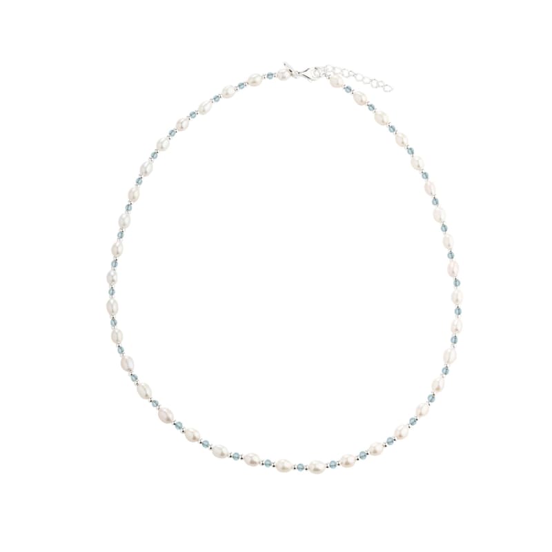 Coast Blue Necklace   Silver